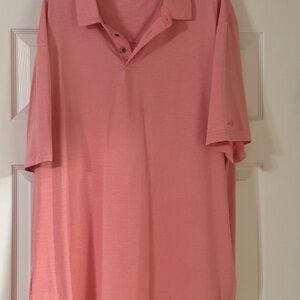 Grand Slam Performance Men's Coral Short Sleeve Polo Shirt XXL
